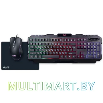 Комплект клавиатура + мышь с ковриком SmartBuy SBC-307728G-K